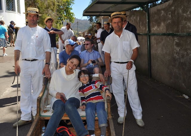 Carros do monte na Madeira