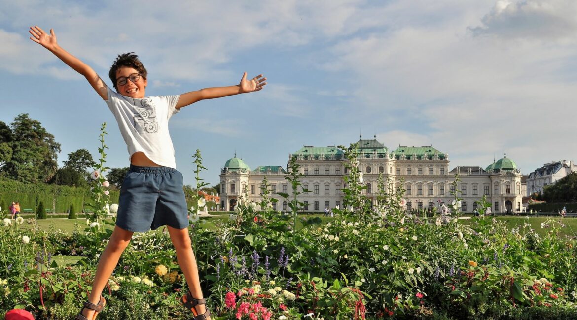 o palácio de Belvedere acolhe um dos museus de Viena