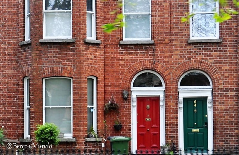 portas coloridas de Dublin