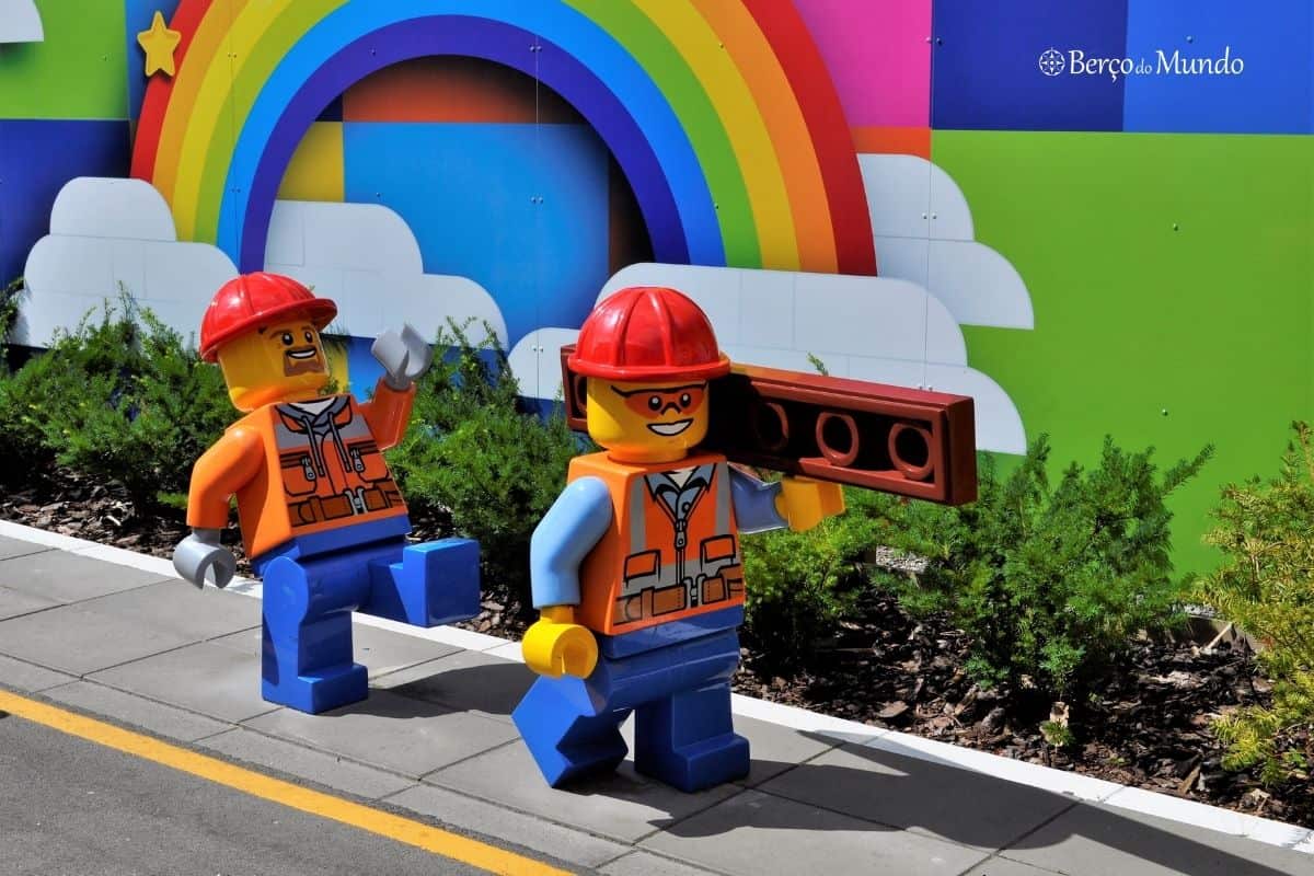 Legoland em Billund, Dinamarca quebra-cabeça em Zoom quebra