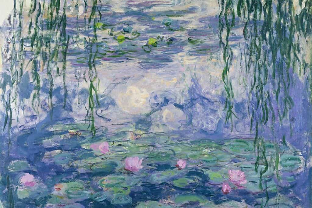 A série ninfeias de Monet