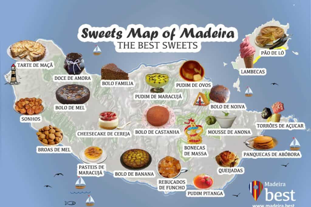 doces típicos da ilha da Madeira