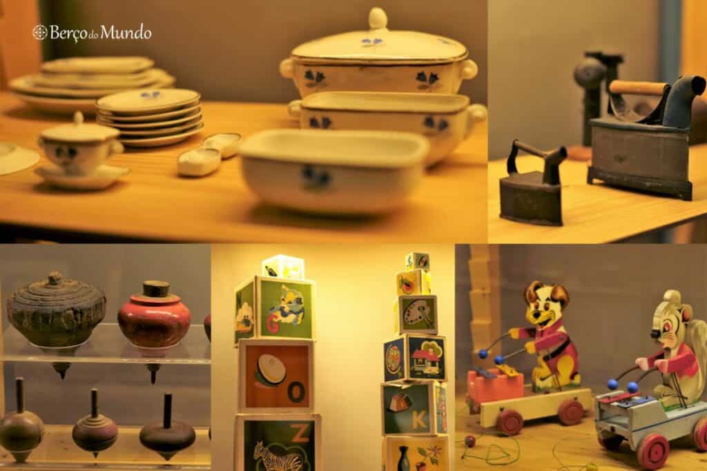 brinquedos no museu de Ponte de Lima