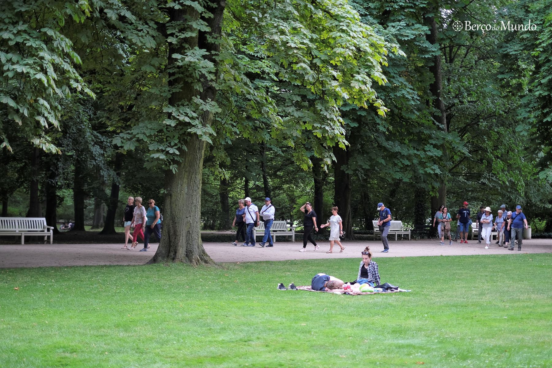 parque Lazienki em Varsóvia