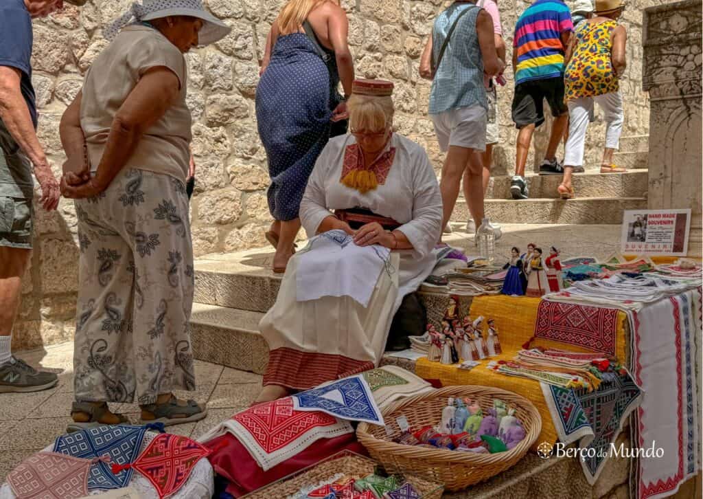 animação do centro de Dubrovnik