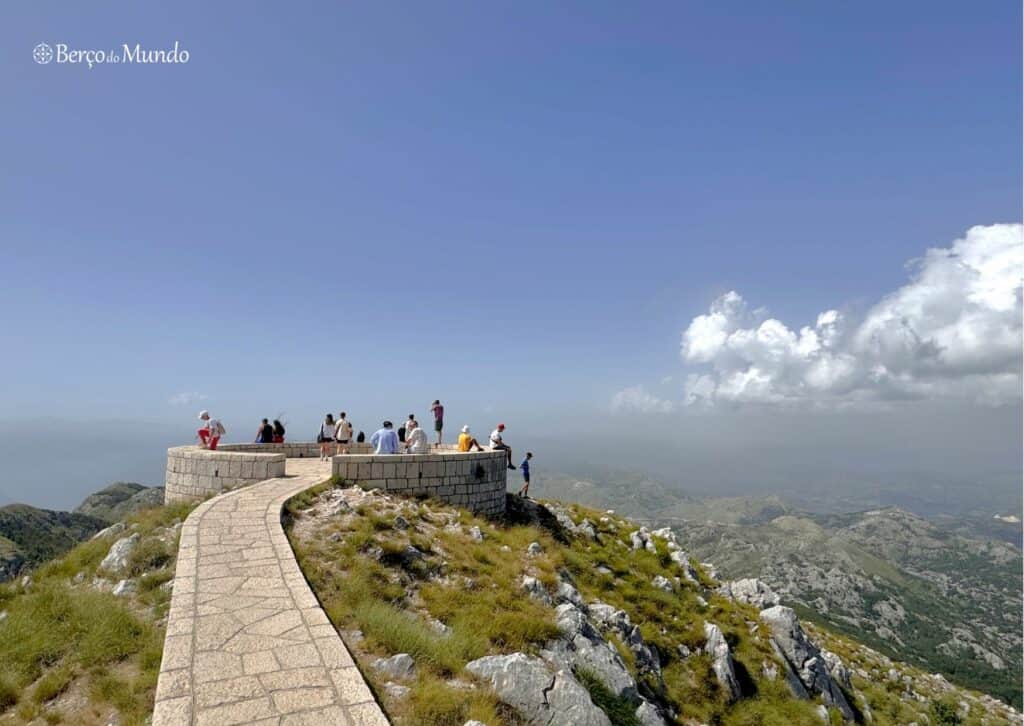 miradouro no parque Lovcen, perto de Kotor