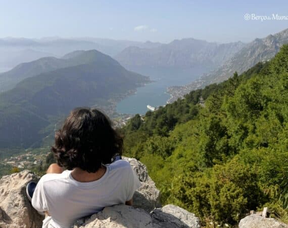 vista sobre a baía de Kotor