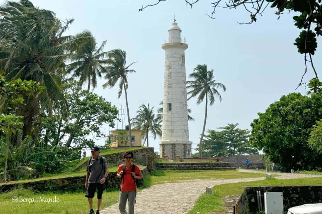 farol de Galle no Sri Lanka