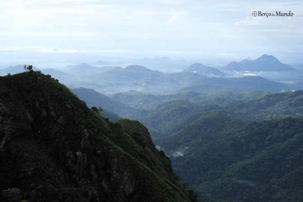 As montanhas da região de Ella Sri Lanka