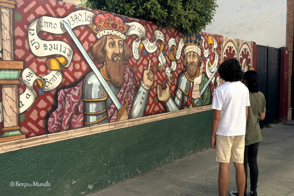 mural em Tordesilhas