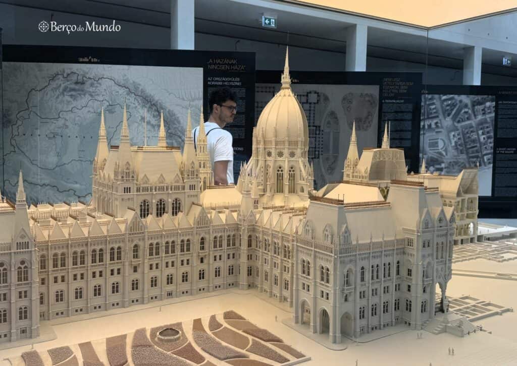 maquete do Parlamento de Budapeste