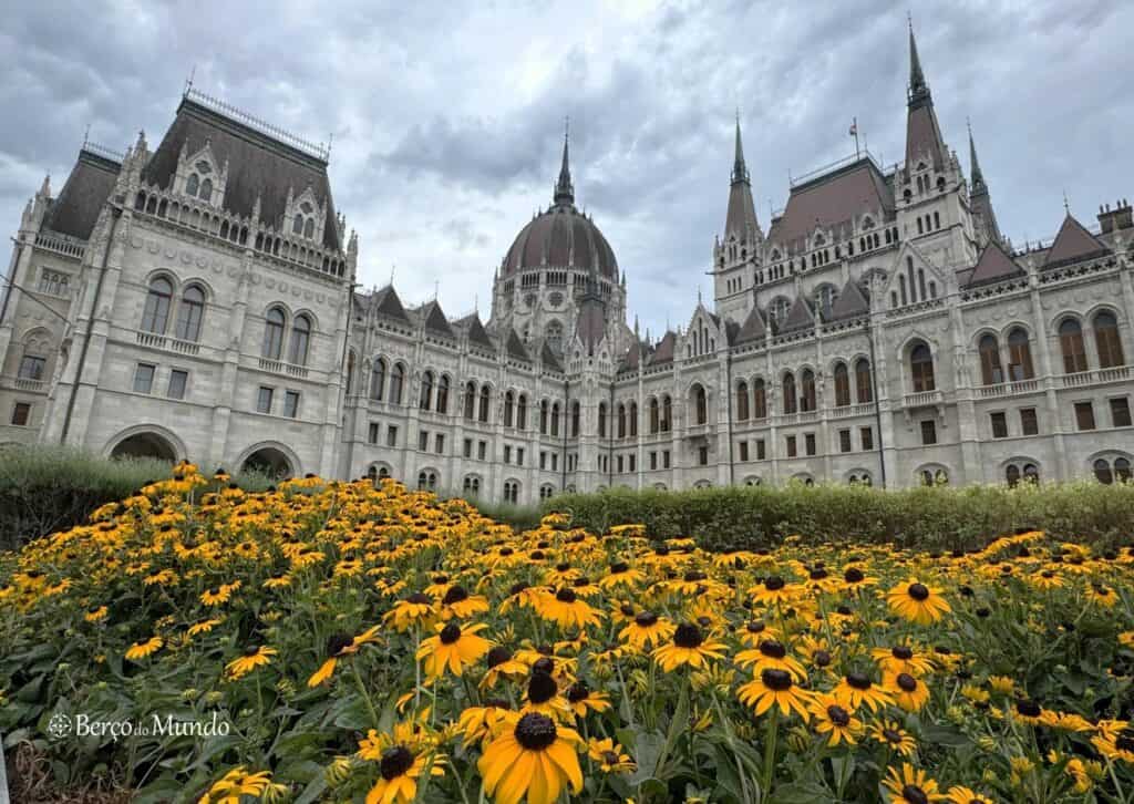 exterior do Parlamento de Budapeste